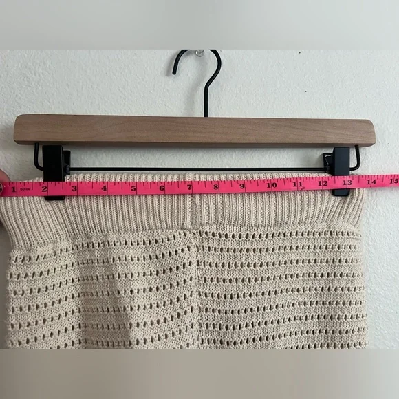 Sincerely Jules Cream Crochet Knit Pants - Picture 2 of 3
